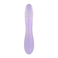 Playboy Bumping Bunny Rechargeable Thrusting Vibrator Opal