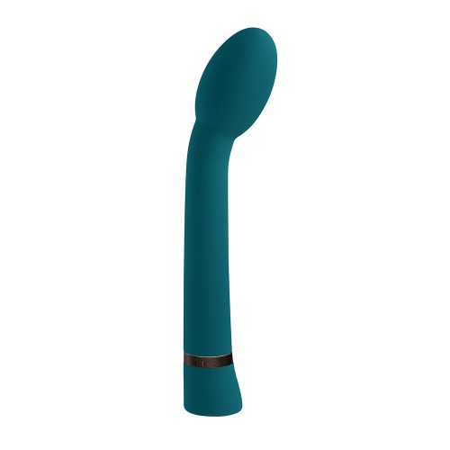 Vibrador G-Spot Recargable On The Spot Playboy Verde Profundo