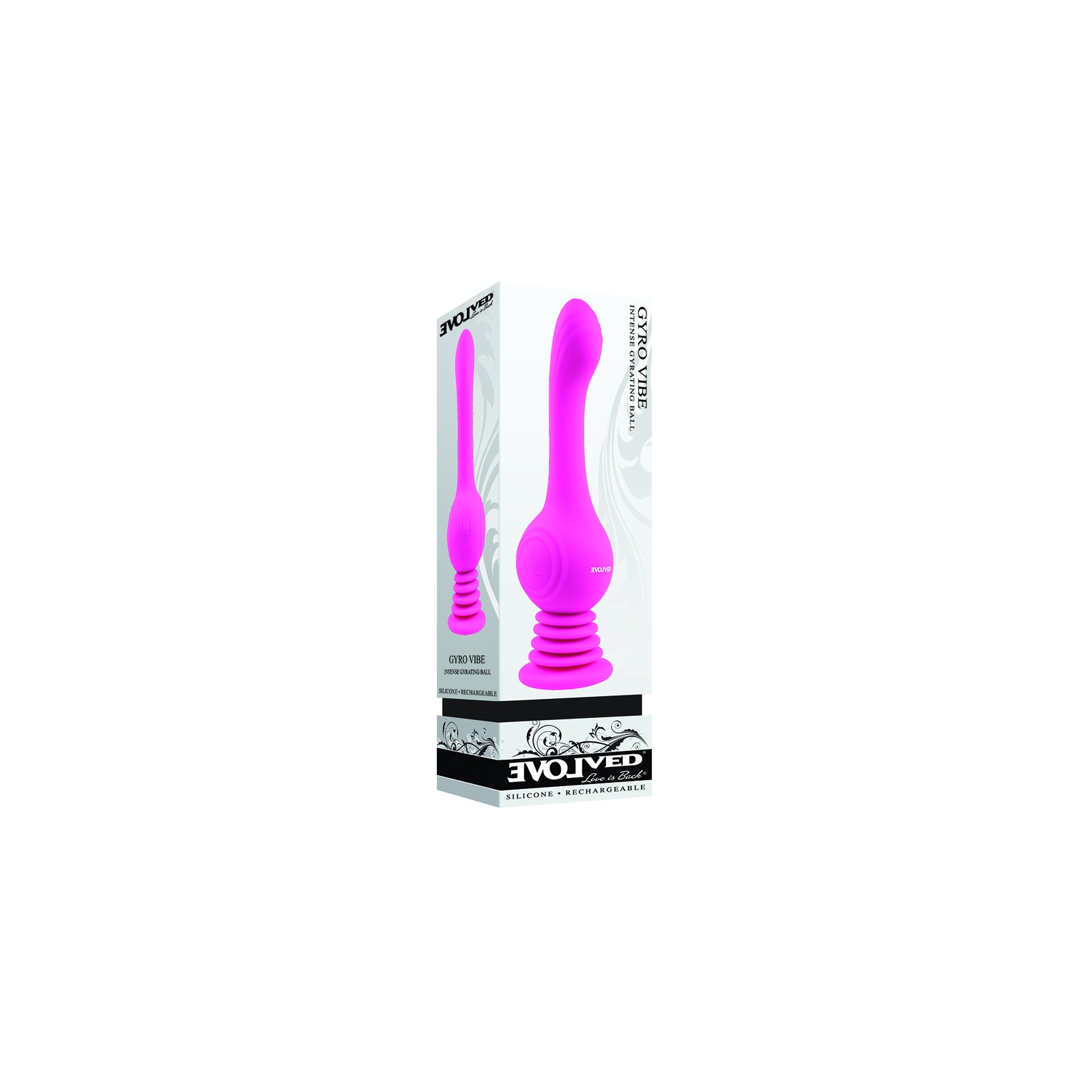 Evolved Gyro Vibe Rechargeable Gyrating Silicone Vibrator