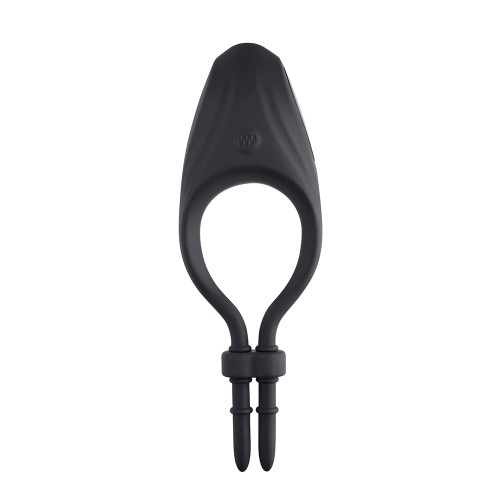 Zero Tolerance Perfect Fit Rechargeable Vibrating Silicone Lasso Cockring Black