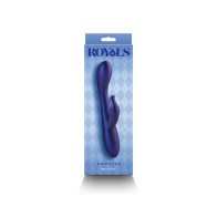 Royals Empress Rabbit Vibrator Metallic Blue - Luxury Pleasure