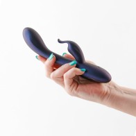 Vibrador Conejito Royals Empress Azul Metálico - Placer de Lujo