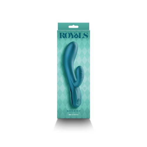 Vibrador Conejito Royals Regent Verde Metálico