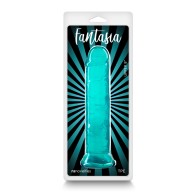 Fantasia Upper Jelly Dildo 8 Inch Teal