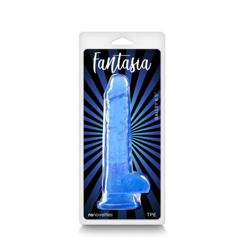 Dildo de Gel Fantasia 6.5 in. Azul