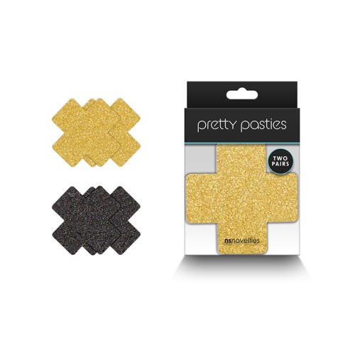 Pretty Pasties Glitter Cross for Stylish Play