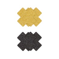 Pretty Pasties Glitter Cross for Stylish Play