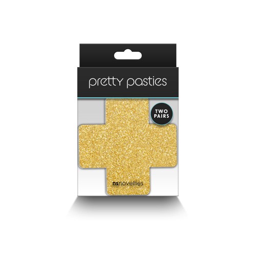 Pretty Pasties Glitter Cross for Stylish Play