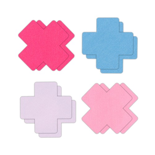 Pasties Pretty Cross II Asortidos - Cubiertas para Pezones 4 Pairs