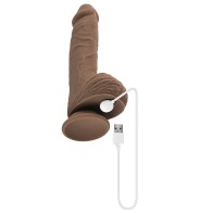 Evolved Full Monty Rechargeable Remote-Controlled Dildo 9 in.