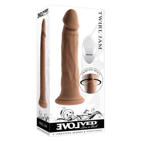 Evolved Twirl Jam Vibrator - Remote-Controlled Fun