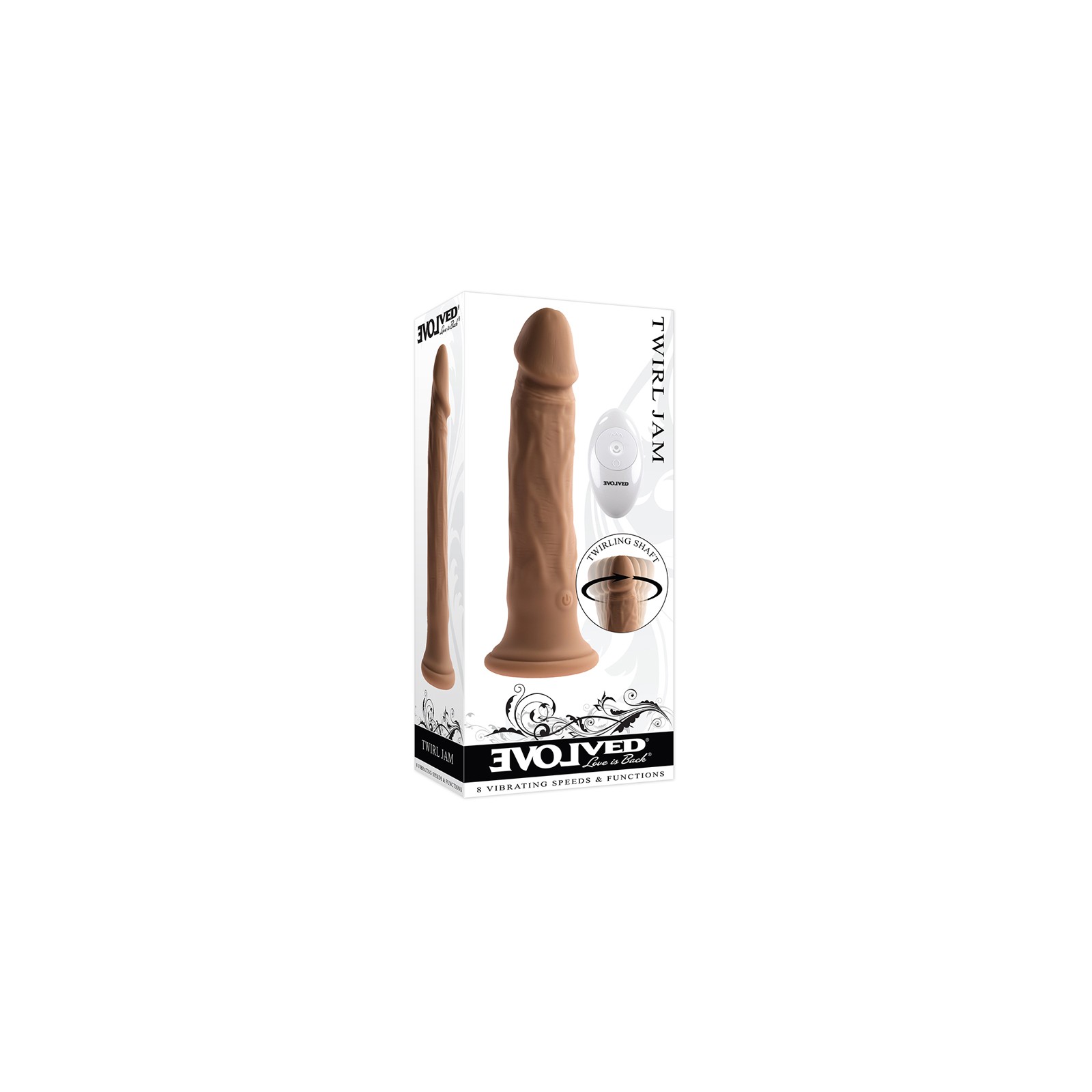 Evolved Twirl Jam Vibrador - Diversión Controlada a Distancia