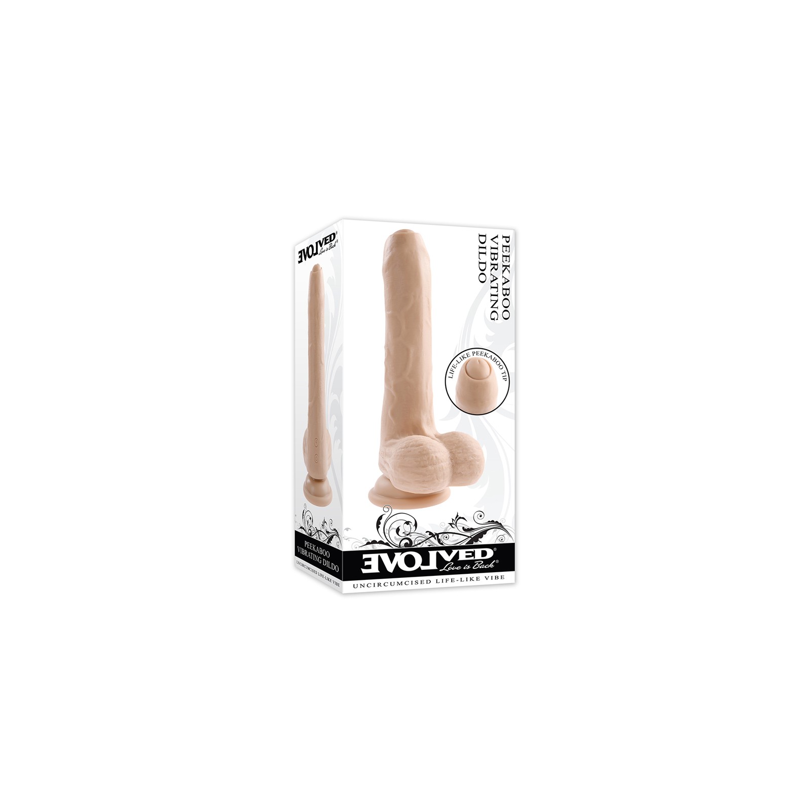 Evolved Peek A Boo Vibrating Dildo for Unmatched Pleasure