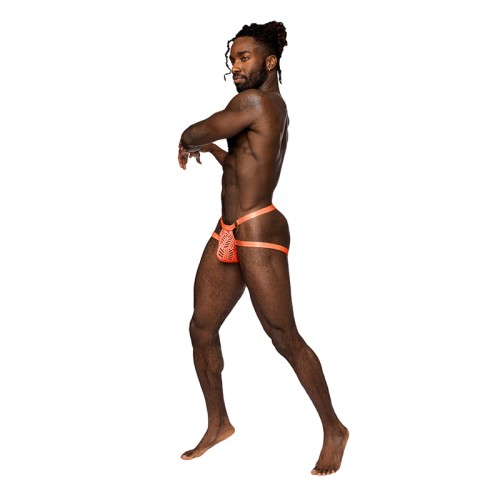 Neon Orange Ring Jock from Male Power