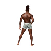 Male Power Seamless Sheer Short - Flamingo