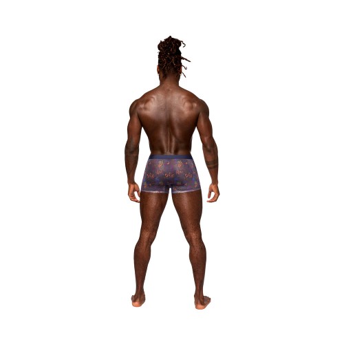 Male Power Sheer Prints Seamless Shorts