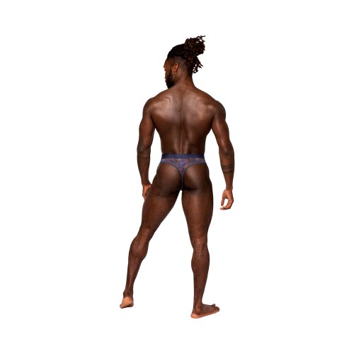 Male Power Sheer Prints Thong for Comfort and Style