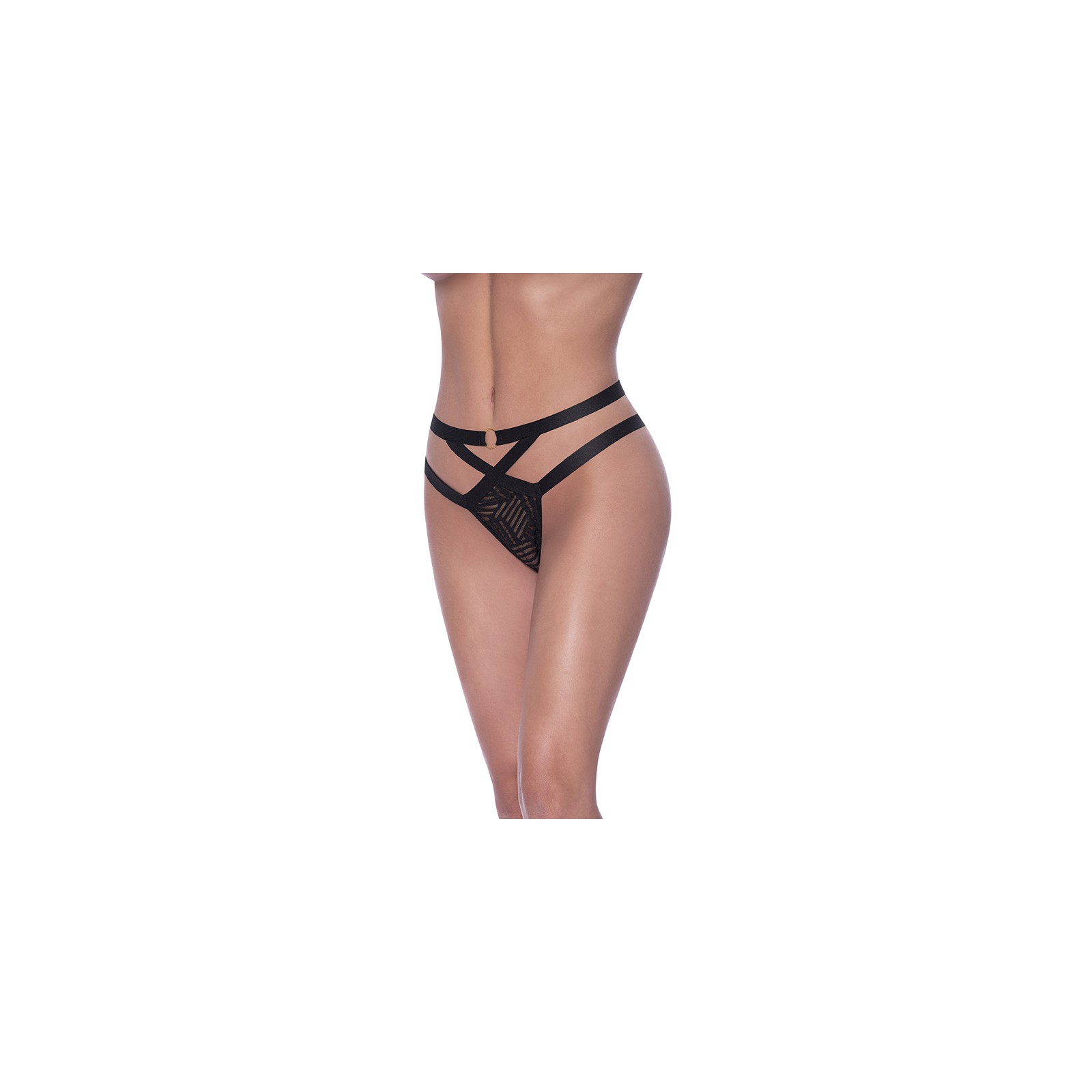 Panty Travieso Rude Awakening Negro de Magic Silk para un Estilo Audaz