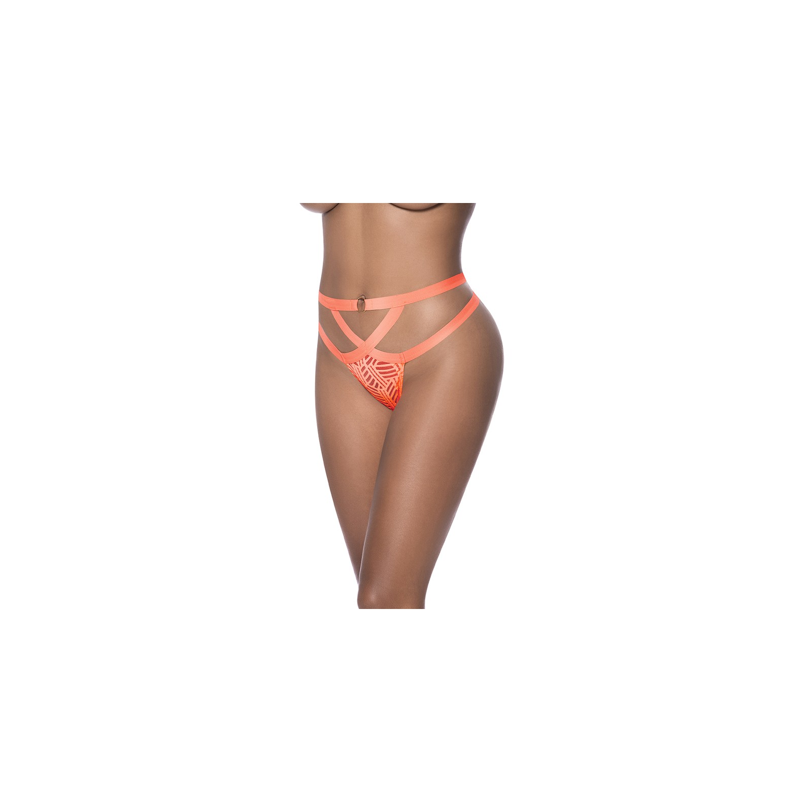 Magic Silk Rude Awakening Cheeky Panty in Neon Orange