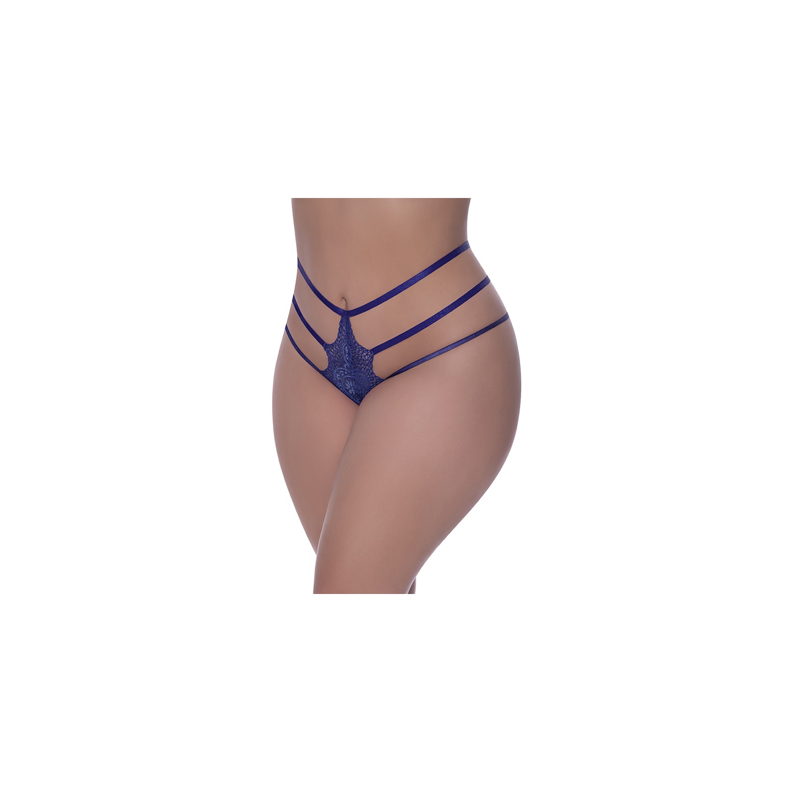 Culotte Strappy Berrylicious Blueberry Talla Reina