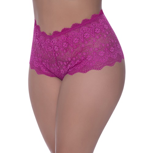 Magic Silk Berrylicious Split Crotch Lace Boyshort