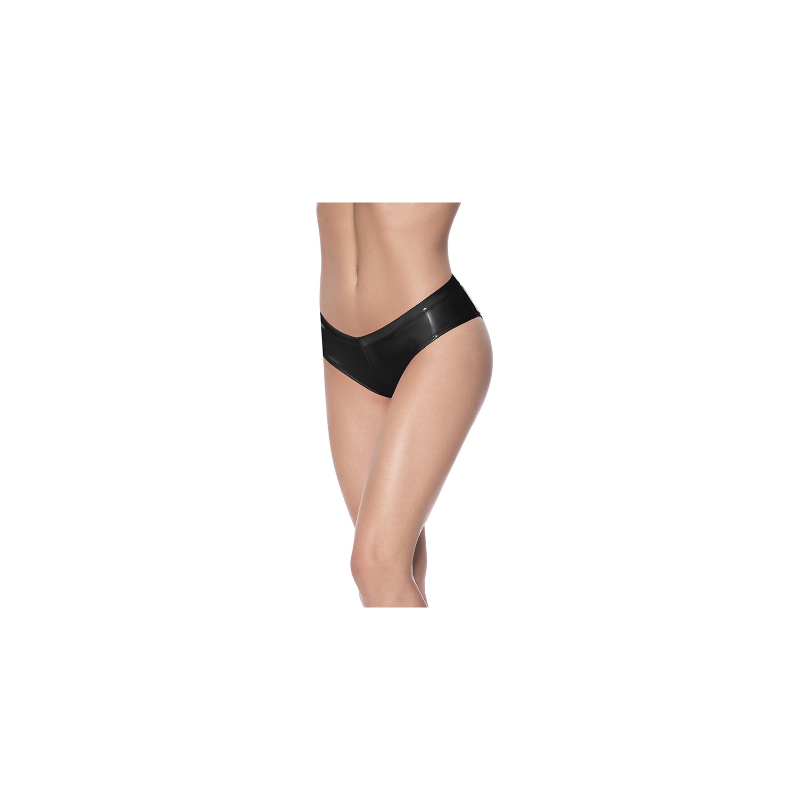 Boyshort de Baja Cintura Hard Candy Magic Silk Negro L/XL