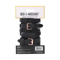 Sportsheets Sex & Mischief Brat Handcuffs - Sassy Restraints