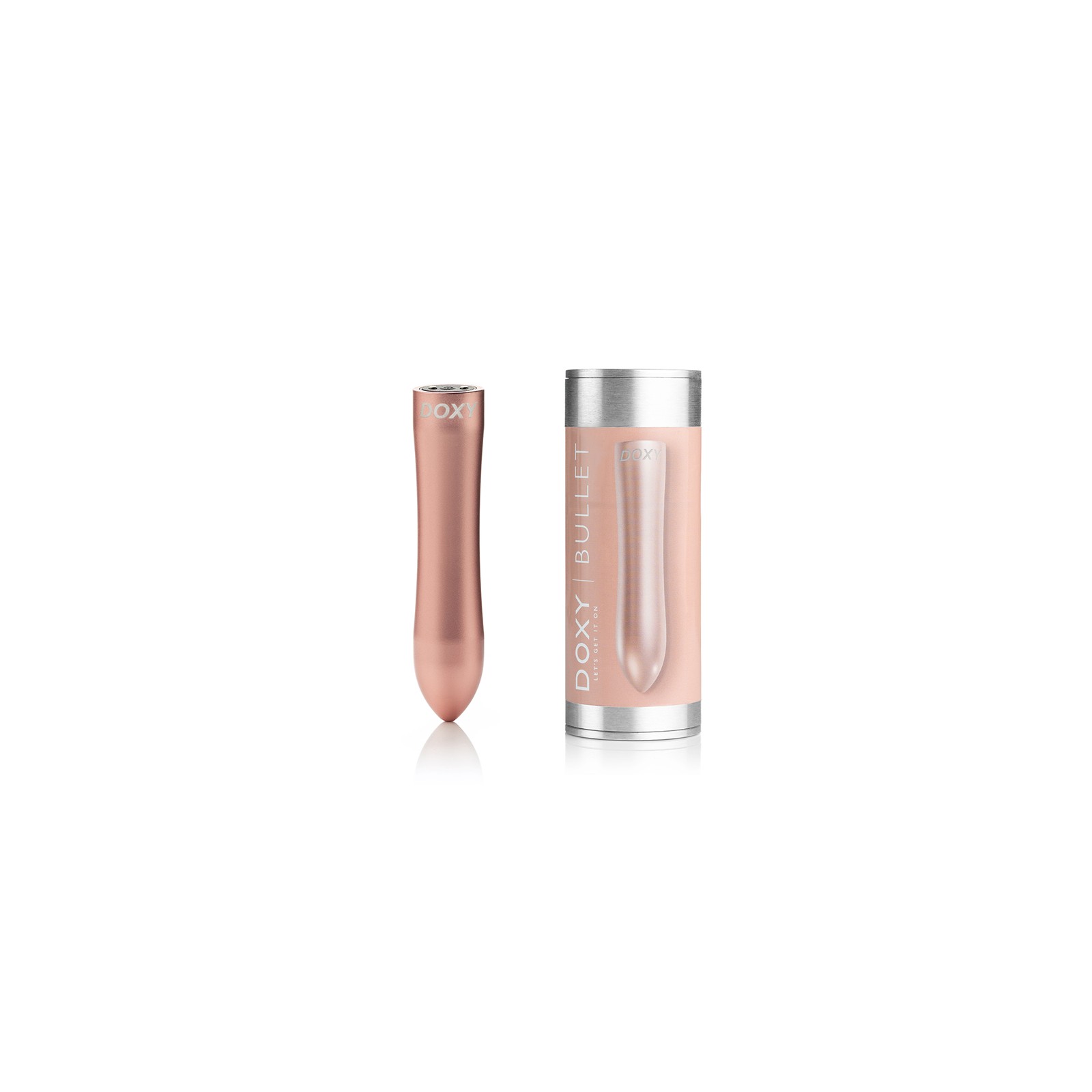 Doxy Bullet Rechargeable Vibrator Rose Gold