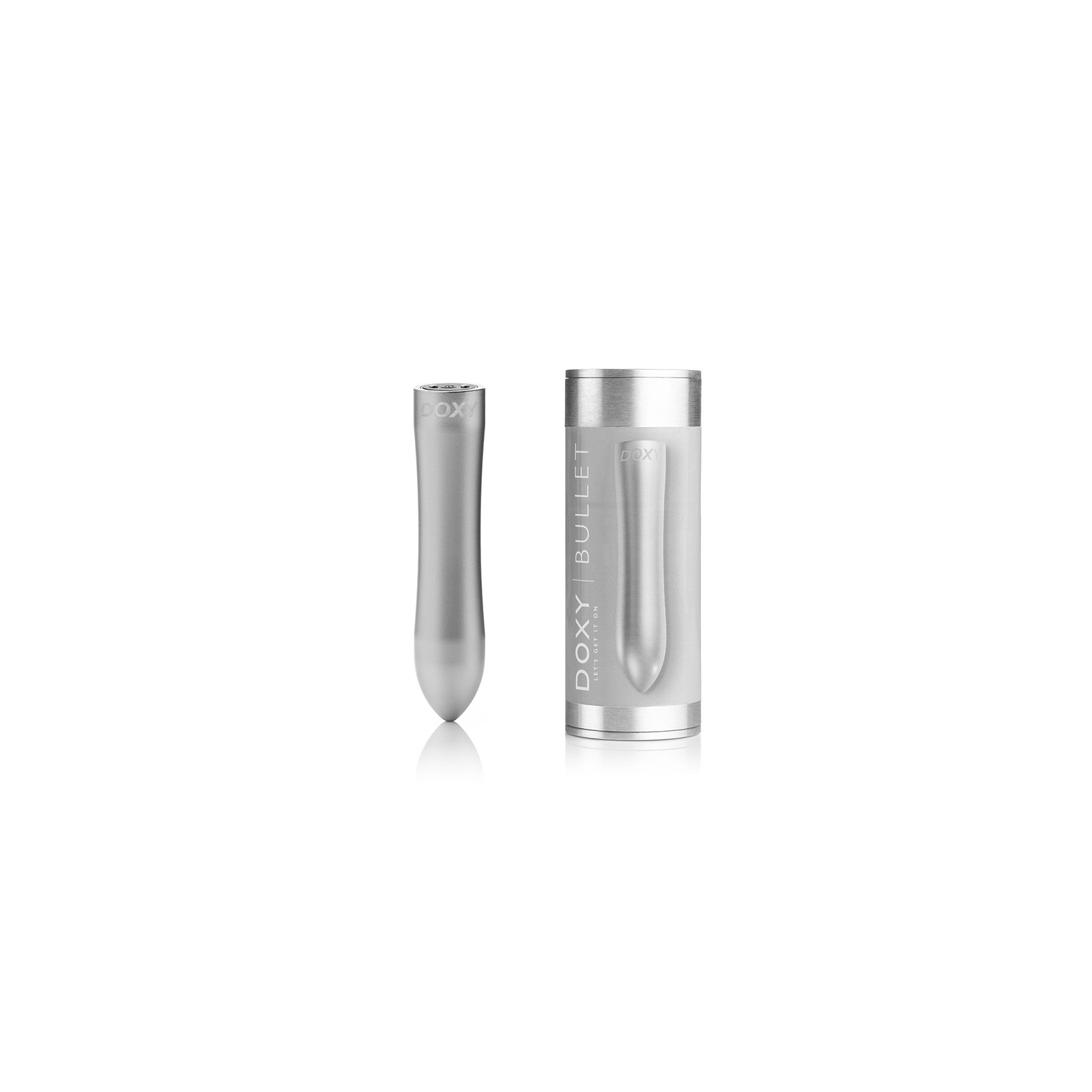 Doxy Bullet Rechargeable Vibrator Silver