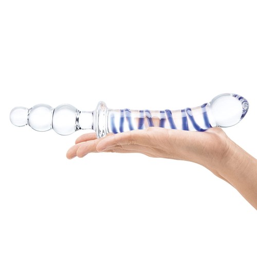 Glas Twister Dual-Ended Glass Dildo 10 in.