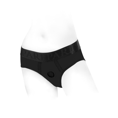 SpareParts Tomboi Nylon Briefs Harness Black XXS