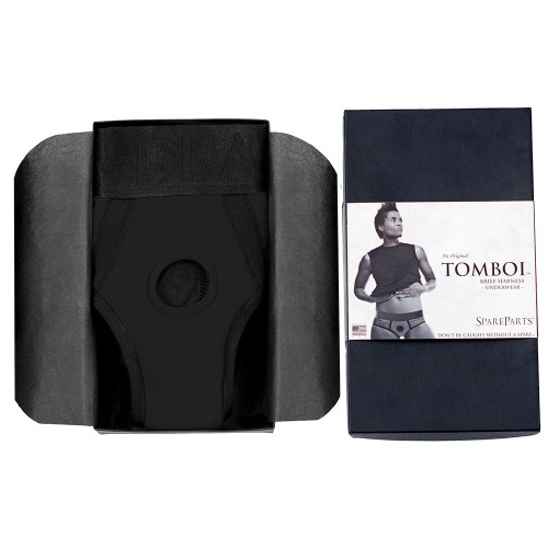 Fajas Nylon Tomboi SpareParts Negro XXS