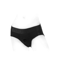 SpareParts Tomboi Rayon Briefs Harness M Black