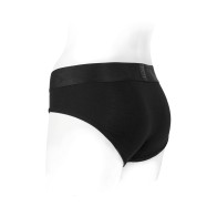 SpareParts Tomboi Rayon Briefs Harness M Black