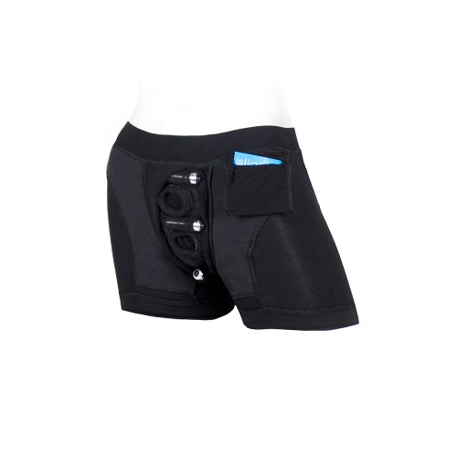 SpareParts Tomboii Boxer Briefs - Black - Size 4XL