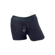 SpareParts Tomboii Boxer Briefs - Black - Size 4XL