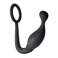 Butts Up P-Spot Cock Ring and Anal Plug - Premium Silicone