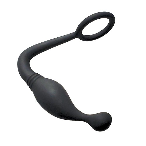 Butts Up P-Spot Cock Ring and Anal Plug - Premium Silicone