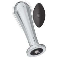 Nasstoys Remote Vibrating Anal Bulb Silver