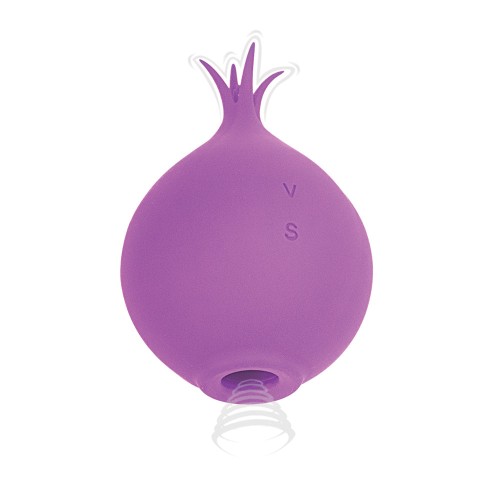 Rechargeable Clit-Tastic Suction Tickler Vibrator Lavender