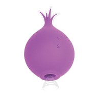 Rechargeable Clit-Tastic Suction Tickler Vibrator Lavender