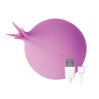 Rechargeable Clit-Tastic Suction Tickler Vibrator Lavender