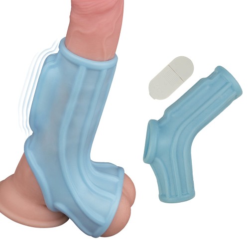 Nasstoys Power Sleeve Azul - Aumento de Pene con Vibración