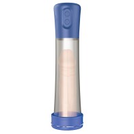 Rechargeable H2O Penis Pump Blue by Nasstoys