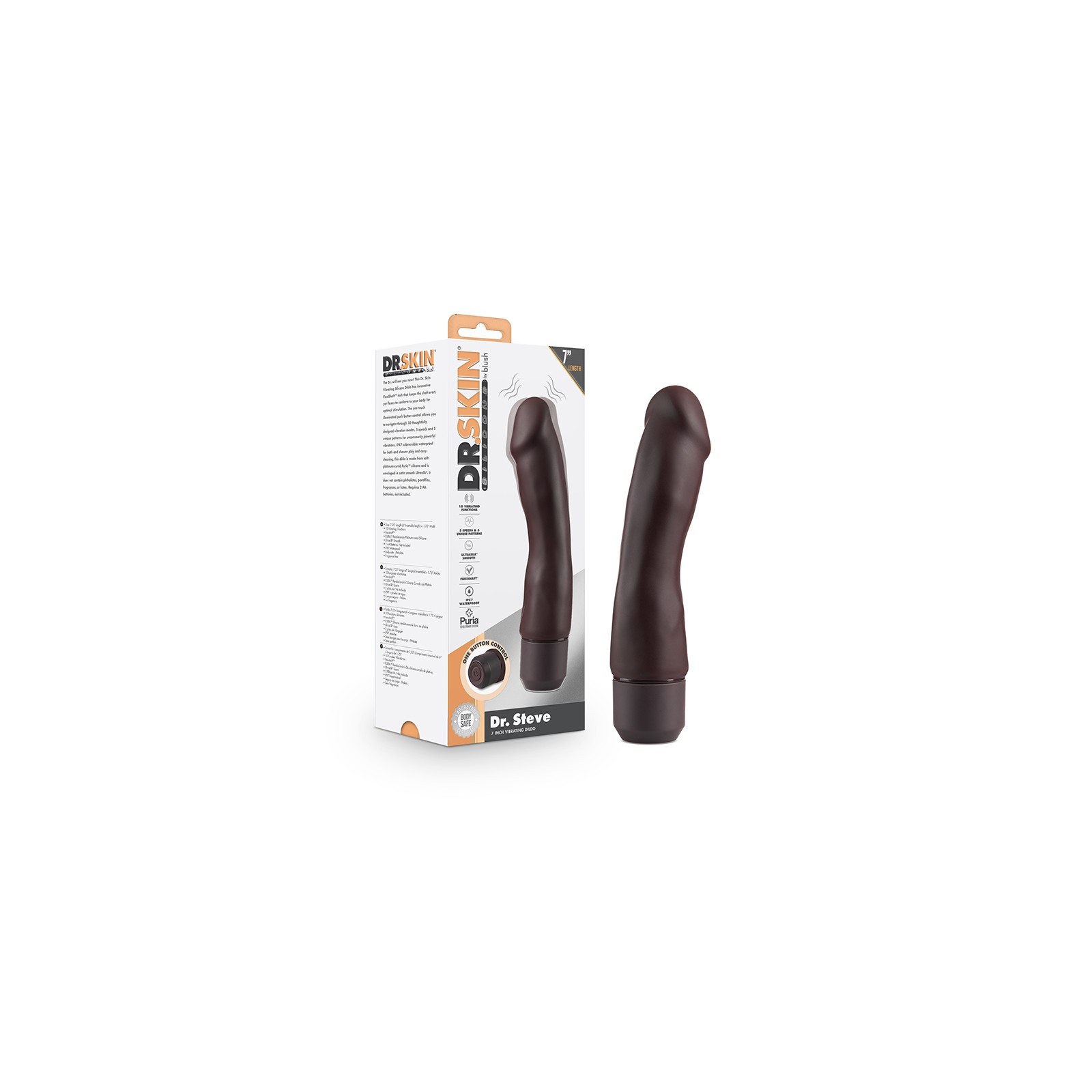 Dildo Vibrador de Silicona Dr. Skin Dr. Steve