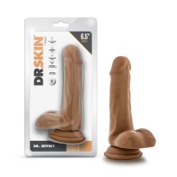 Dildo Dr. Skin Dr. Jeffrey 6.5 in. - Placer Realista