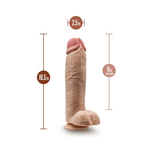 Dr. Skin Mr. Mister 10.5 in. Dildo with Balls