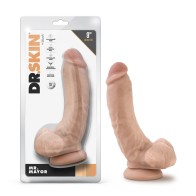 Dildo Realista de 9 Pulgadas Dr. Skin Mr. Mayor con Ventosa