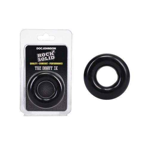 Anillo Cock Rock Solid The Donut 3X - Negro