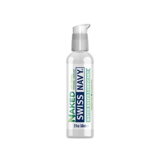 Swiss Navy Naked Water-Based Lubricant - 2 oz